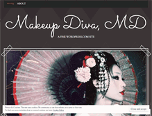 Tablet Screenshot of makeupdivamd.com